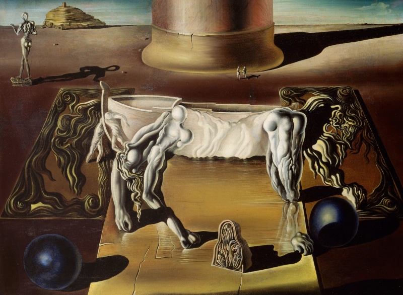 surrealism, Salvador Dali, Paranoid Female Horse, 2K, picture