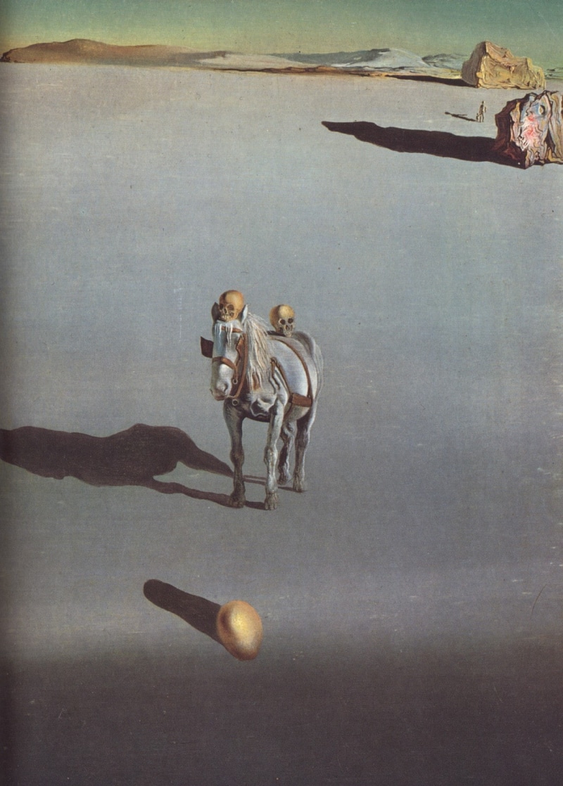 Salvador Dali, art, animals, x, horses, dali, 720P, salvador, hd