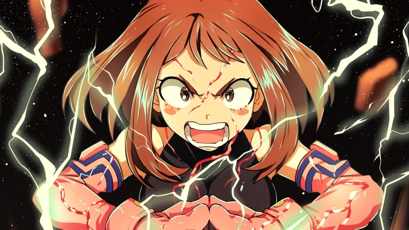Boku no Hero Academia, anime, Boku no hero, 1080P, Uraraka Ochako, Ochako Uraraka, anime girls