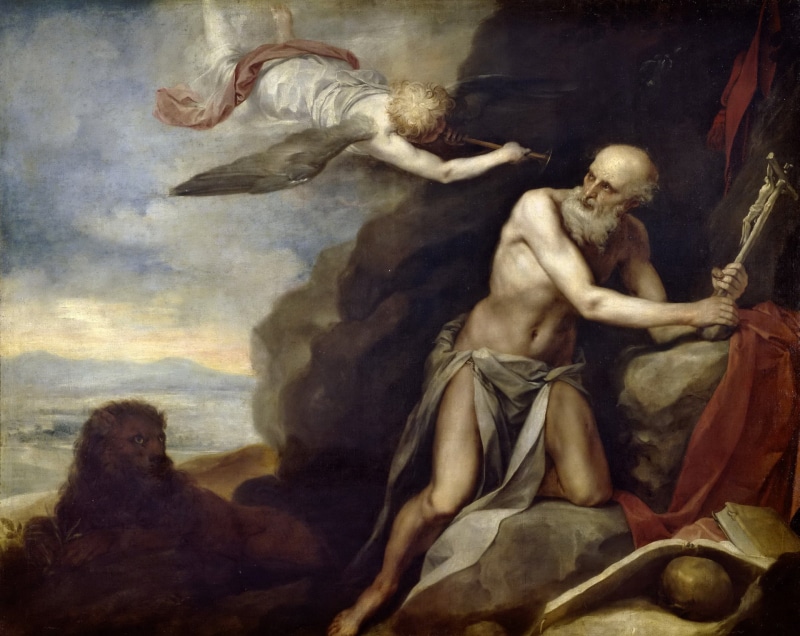 picture, Alonso Cano, mythology, religion, 1080P, The Penitent Saint Jerome