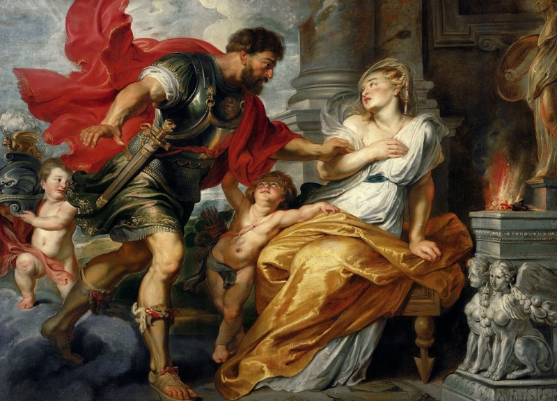 1080P, picture, Peter Paul Rubens, mythology, Mars and Rhea Silvia, Pieter Paul Rubens