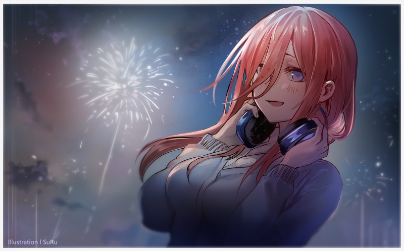 1080P, The Quintessential Quintuplets, Miku Nakano, Anime