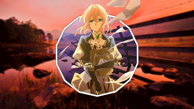 representation, plant, focus on foreground, no people, high angle view, 1080P, art and craft, close-up, reflection, Violet Evergarden, sky, outdoors, sunlight