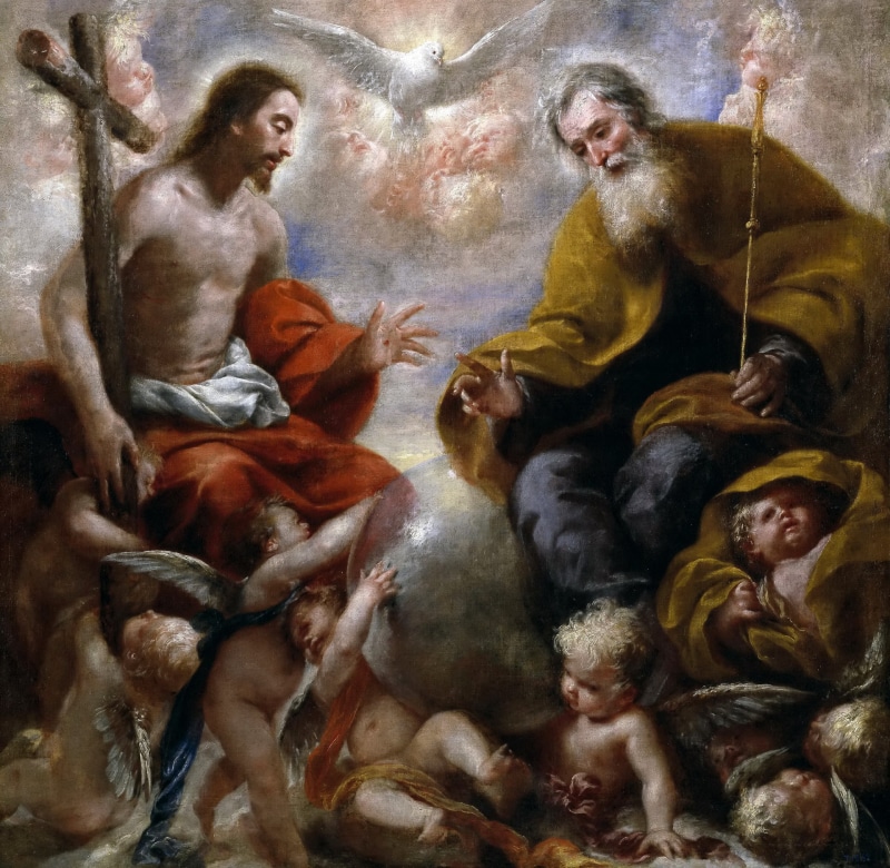 Holy Trinity, mythology, religion, 1080P, picture, Francisco Caro