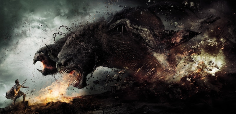 shock, Wrath of the titans, demon, bizarre, monster, fire - Natural Phenomenon, God, dark, smoke - Physical Structure, halloween, vertebrate, game, marine