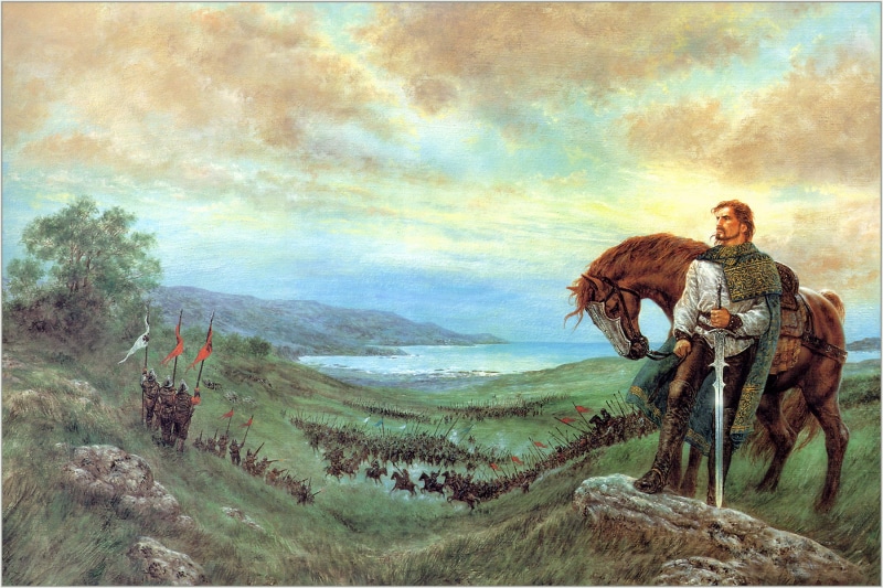 picture, history, beside, old-fashioned, warrior, painting, real people, rural Scene, lifestyles, plant, environment, animal, leisure activity, holding