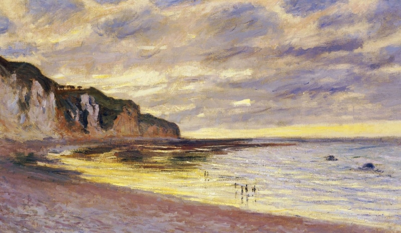 landscape, 1080P, Claude Monet, LAlly Point. Low Tide, picture