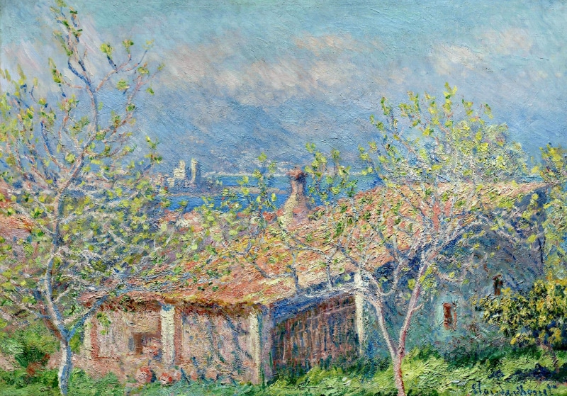 landscape, Claude Monet, picture, The Gardeners House, 2K