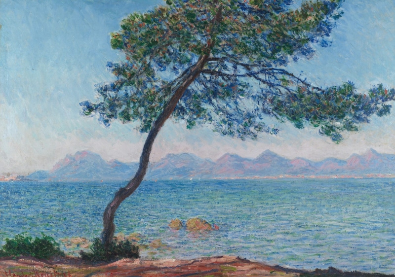 1080P, The Esterel Mountains, Claude Monet, sea, picture, landscape