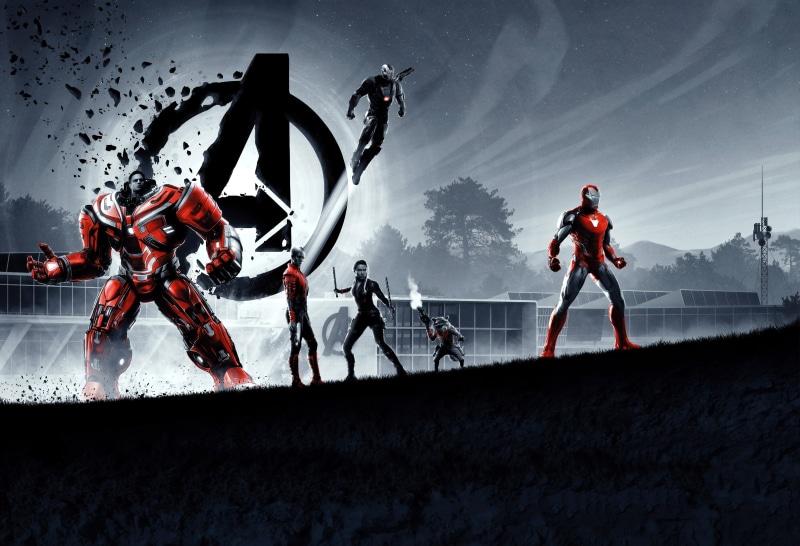 Iron Man, Galaxy, War Machine, Guns, Avengers: Endgame, Scarlett Johansson, Wong, The, Marvel Studios, Darkness, Hulk, 5K, Bruce Banner, Movie, Sci-Fi