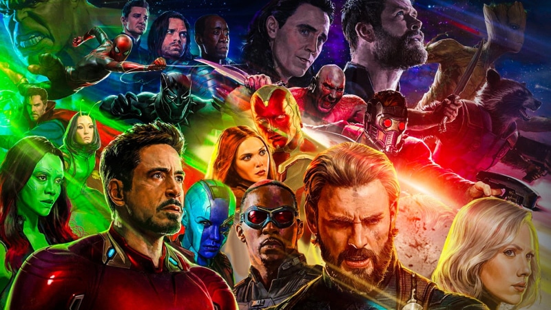 Natasha Romanoff, Thor, group of people, Anthony Mackie, Avengers, Star Lord, Guardians of the Galaxy, Tom Holland, Jeremy Renner, Winter Soldier, Paul Bettany