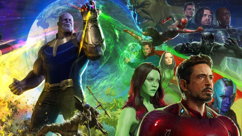 Pom Klementieff, Sebastian Stan, 5K, Clint Barton, Black Panther (Marvel Comics), James Rhodes, Gamora, Zoe Saldana, Spider-Man, Mantis (Marvel Comics)