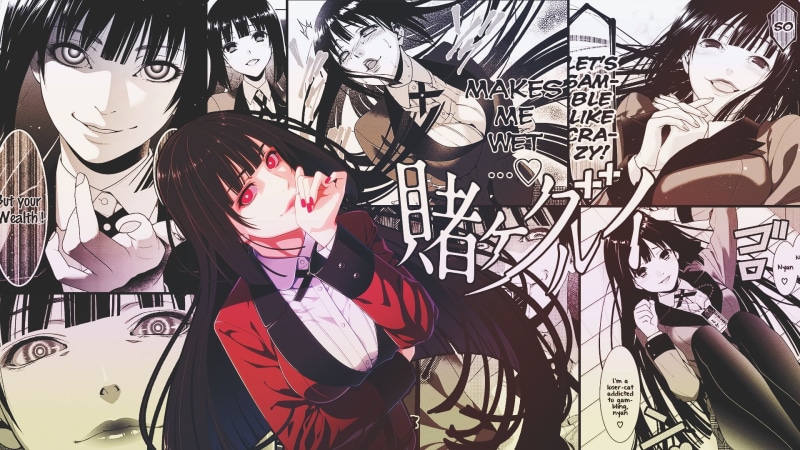 1080P, Kakegurui, Anime, Yumeko Jabami