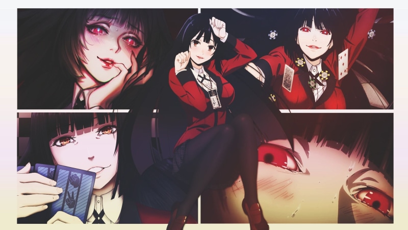 Anime, Kakegurui, Yumeko Jabami, 1080P