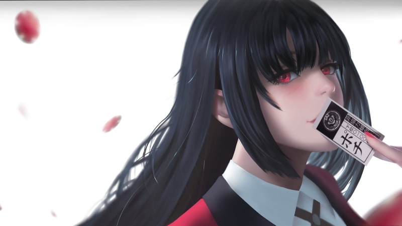Kakegurui, Yumeko Jabami, 1080P, Anime