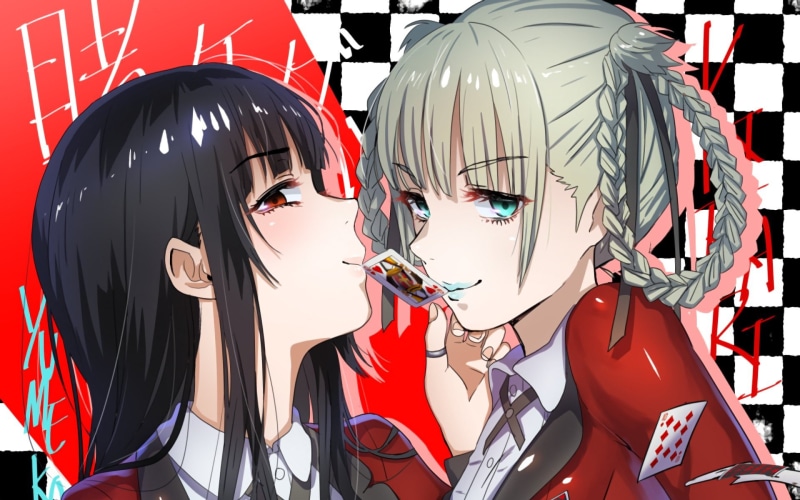 Kirari Momobami, Anime, Kakegurui, Yumeko Jabami, 1080P
