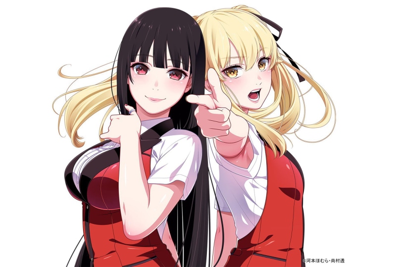 Kakegurui, Mary Saotome, Yumeko Jabami, Anime, 1080P