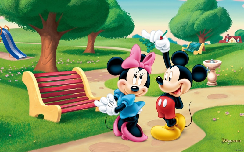 minnie, 2K, mouse, park, desktop, mickey, hd