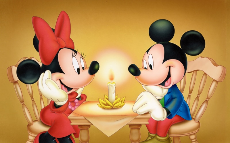 loving, pictures, 1080P, hd, disney, meeting, mickey, mouse, minnie, photos