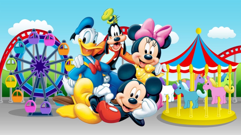 daisy, 1080P, luna, minnie, mickey, goofy, hd, full, mouse, duck, park