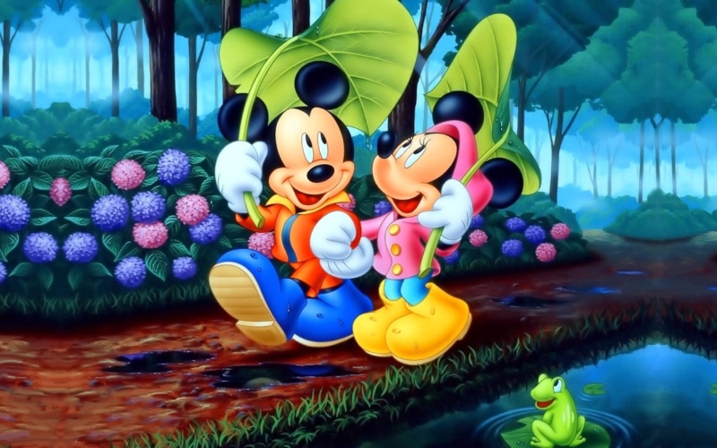 love, tablet, romantic, 2K, pc, couple, park, hd, mouse, desktop, mobile, mickey, walk, phones, minnie