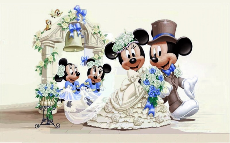 hd, mickey, 1080P, wedding, minnie, mouse