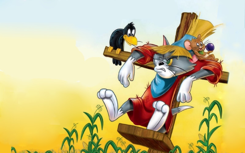  resolution, trouble, widescreen, hd, mouse, jerry, tom, 2K