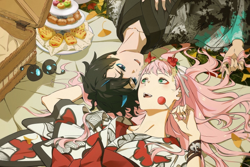 Code:016 (Hiro), 4K, Darling in the FranXX, anime, Darling the franxx, Zero Two (Darling in the FranXX), Code:002