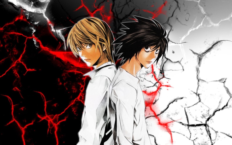L (Death Note), 1080P, Light Yagami, Anime, Death Note