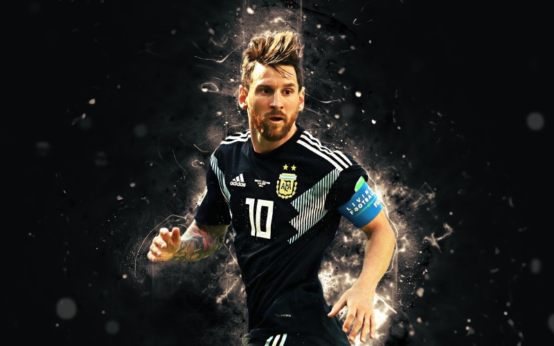 Lionel Messi, Argentinian, Soccer, 4K