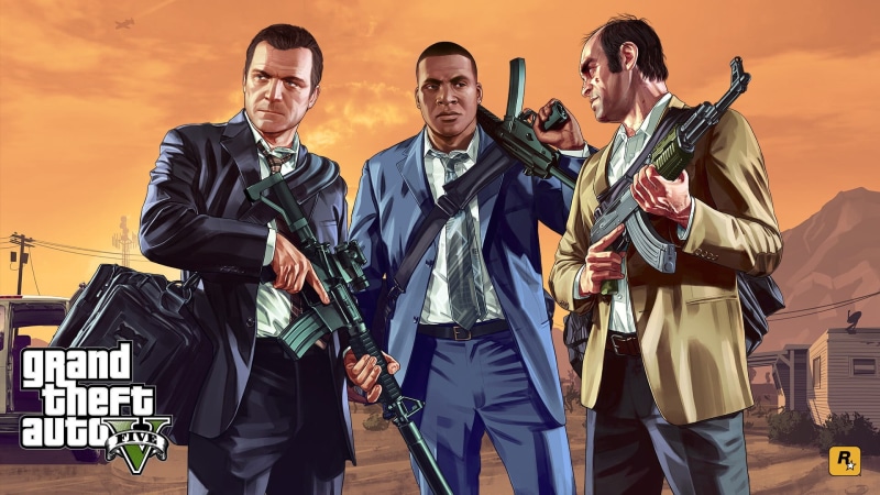 men, sky, real people, uniform, theft, adult, lifestyles, auto, digital, Rockstar Games, outdoors, grand, video game characters, people, 1080P
