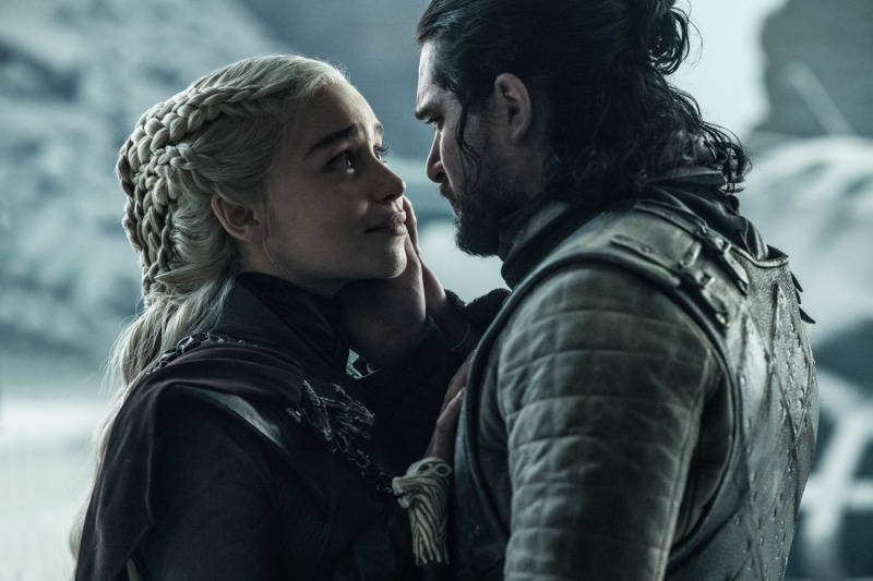 brunette, king of the north, Denis, Targaryen, commander, game of thrones, kit Harington, Queen, Emilia Clarke, daenerys, the final, the king in the North