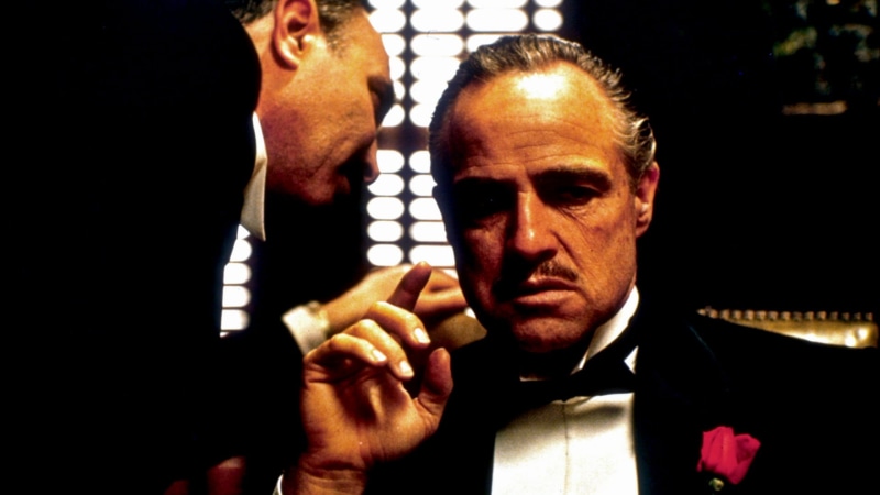 godfather, young adult, two people, males, real people, front view, mid adult, mafia, occupation, corleone, people, portrait, indoors, business person
