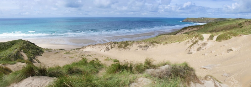 scenic, uk, perran, coast, blue, bude, scenics - nature, seascape, cornish, cornwall, landscapes, sand, environment, horizon over water, rocky, travel Locations