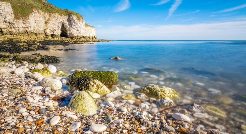 resort, blue sky, season, clouds, sea, stone - Object, mediterranean Sea, cliff, sunlight, sunny, sunrise, paradise, nature, chalk, 5K, land, outdoors