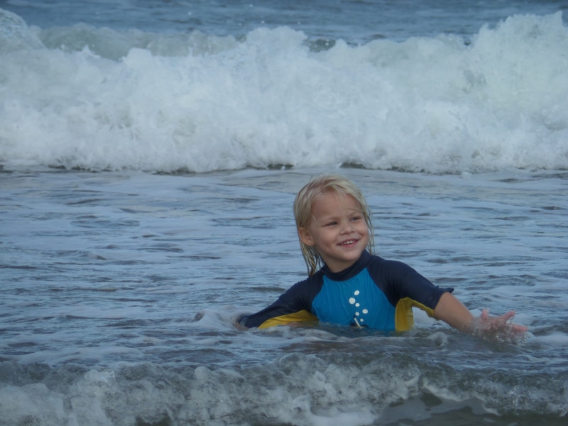 scenic, real people, front view, aquatic, people, colorful, portrait, boy, Little, wave, recreation, Beach, shore, scene, lifestyle, sky, childhood, one person