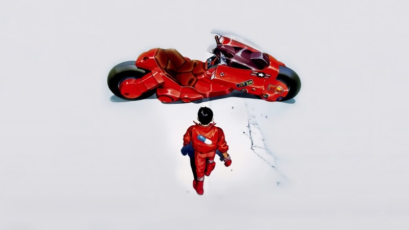 full length, kaneda anime akira, headwear, people, red, courage, women, sports helmet, sport, indoors, motion, clothing, studio shot, adult, cut out, cooperation