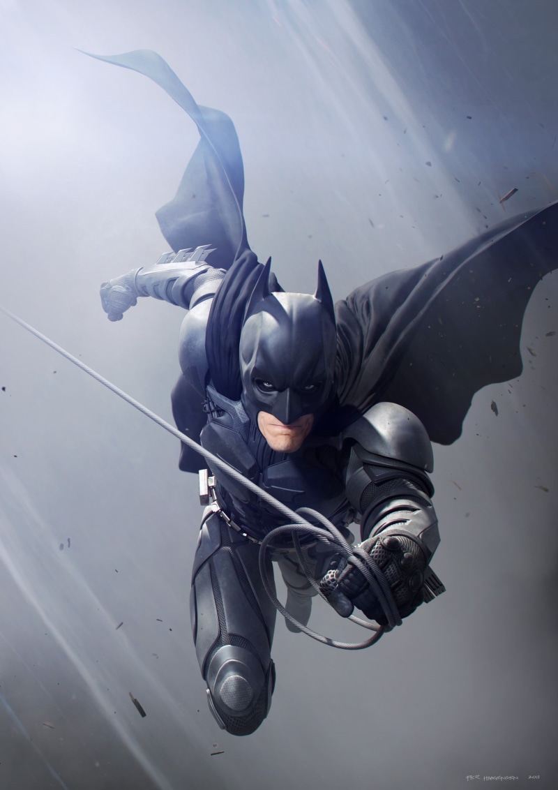 mid-air, suit, 3D, Batman, 1080P, adult, business, outdoors, men, communication, mystery, motion, full length, mask, superhero, flying, sky, sign, The Dark Knight Rises