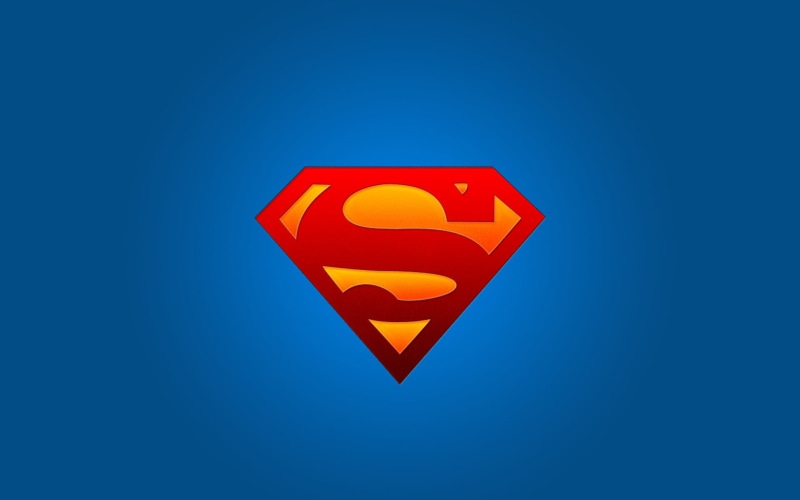 single object, copy space, insignia, illustration, danger, symbol, red, geometric shape, warning Sign, superhero, safety, cut out, Superman, emotion, blue background