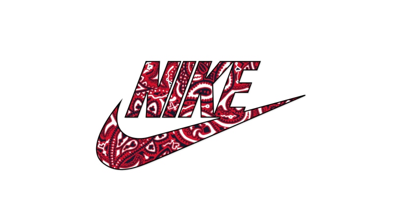 Bloods, Gang, Nike, white, blood, red, gang related, Photoshop, 1080P, outline, black, logo