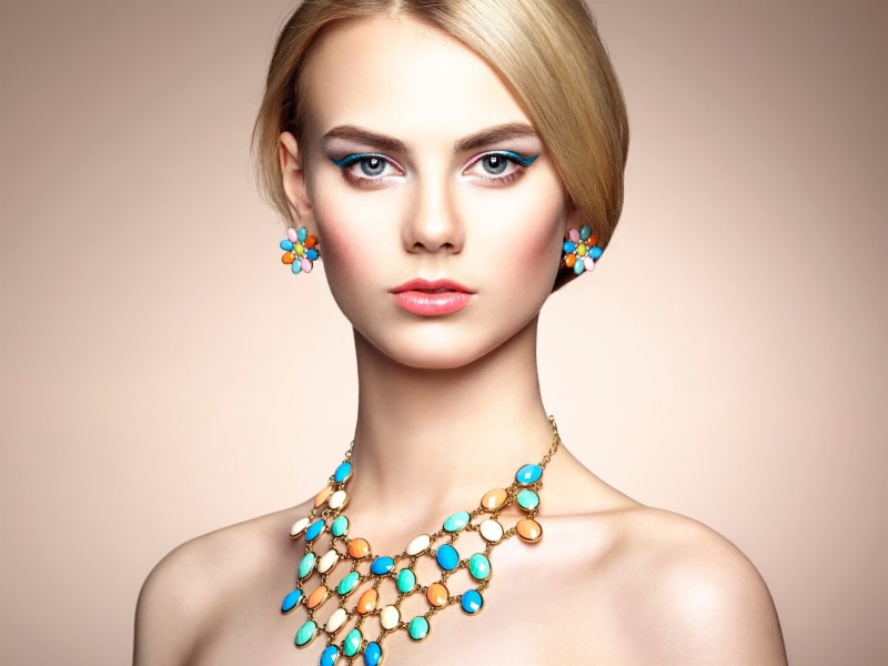 Girl, Portrait, Beautiful, Fashion, Jewelry, 1080P, Makeup