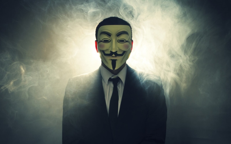 evil, one person, front view, revolution, unrecognizable person, mystery, memes, studio shot, males, Anonymous, men, fear, disguise, people, black background