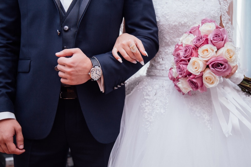 wedding, hand, married, newlywed, wife, adult, groom, emotion, midsection, event, ring, bride, wedding dress, two people, 5K, husband, people, couple - relationship