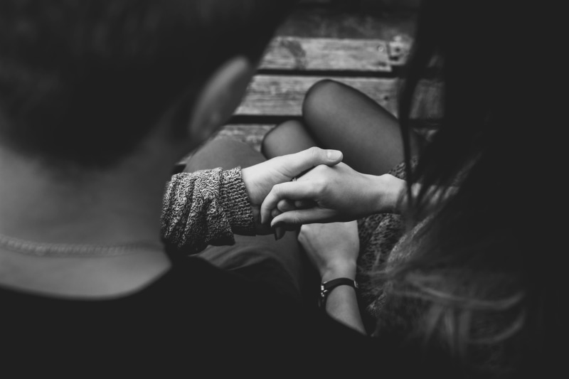 young Adult, lifestyles, happiness, midsection, couple - Relationship, feelings, finger, family, men, emotion, black And White, two People, fidelity, indoors