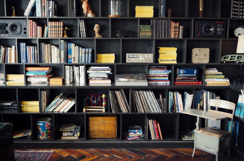 choice, publication, lot, chair, wood, reading, books, bookshelf, literature, variation, albums, large group of objects, toys, shelf, for sale, black, knowledge