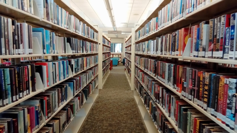 arrangement, 2K, library, people, knowledge, perspective, diminishing perspective, abundance, book, aisle, shelf, in a row, learn, photo, studying, choice