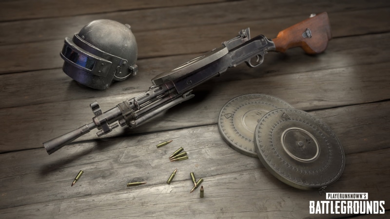 Video Game, gun, playerunknown, ammunition, still life, PlayerUnknowns Battlegrounds, equipment, indoors, key, safety, handgun, close-up, 1080P, crime