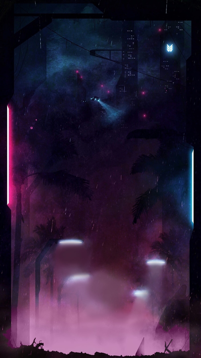 arts culture and entertainment, emotion, contemplation, nightlife, sadness, purple, architecture, 1080P, neon, sky, red, city, smoke - physical structure