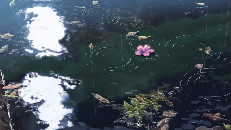 anime, ripples, animation, 720P, Makoto Shinkai, The Garden of Words