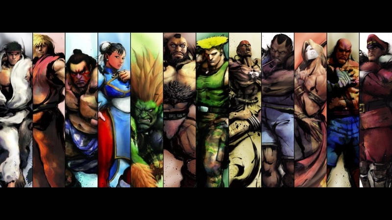 digital, choice, art and craft, crowd, fighter, video games, creativity, male likeness, collage, human representation, Street Fighter IV, 720P, street